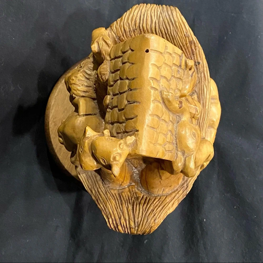 Hand‎ Carved Olive Wood Noah’s Ark